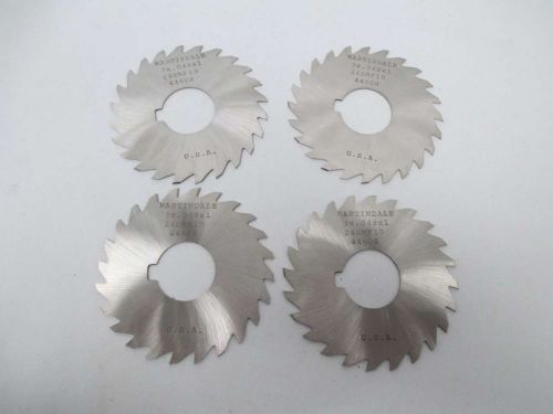 LOT 4 NEW MARTINDALE 44608 24SMF10 METAL CUTTING SAW BLADE 3X.048X1IN D360558
