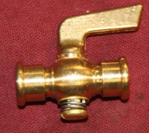 1/8 inch npt thread female brass drain pet cock shut off valve fuel gas oil air for sale