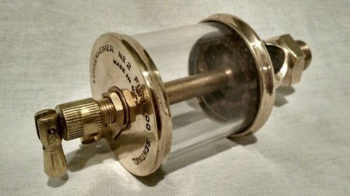 Vintage Lunkenheimer No. 2 Fig.1300 Sentinel Brass Oiler