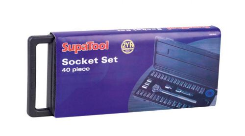 SupaTool 40 Piece Socket Set &amp; Wrench SWS40