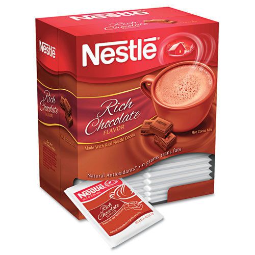 Nestle  Instant Hot Cocoa Mix, Chocolate, 1 oz, 50/Box, BX - NES25485