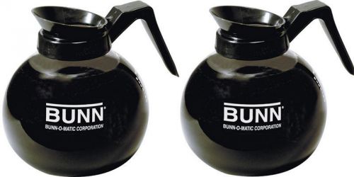 2x BLK BUNN 12c 64oz Commercial Coffee Pot Decanter VPR