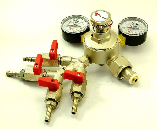 NEW! Micro Matic CO2 Regulator Draft Beer  for 4 Kegs