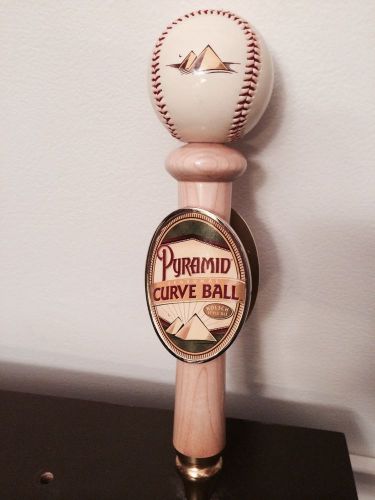 PYRAMID Curve Ball Kolsch Style Ale  Baseball Tap Handle