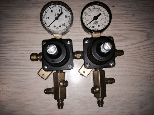 Cornelius Ashcroft 857-A  S-100 Compressed Gas Regulator Pressure Gauge Assembly