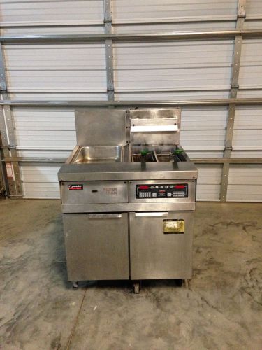 Frymaster fmh50-25d filter magic 2 single fryers with split wells natural gas for sale
