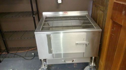 Aztec Woodburning restaurant commercial grill 36 inch grate