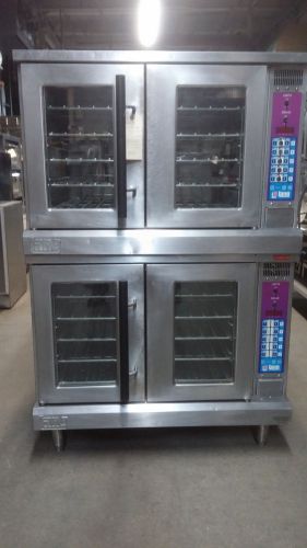 Lang ecco electric double stack full size convection oven w/ steam for sale