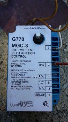 Johnson Controls G770 Ignition Module G770MGC-3