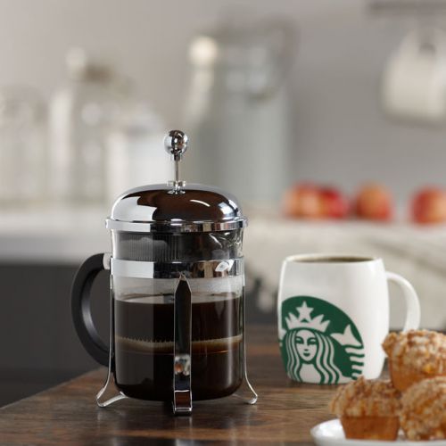 Chambord Coffee Press by Bodum, 4-cup (Stainless steel and borosilicate glass)