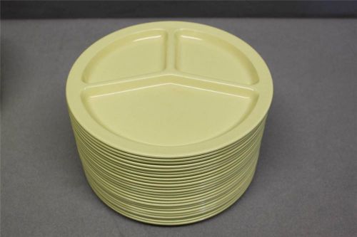 25 King-Line School Cafeteria Serving Lunch Plate Lot~More Avail~Yellow Sysco