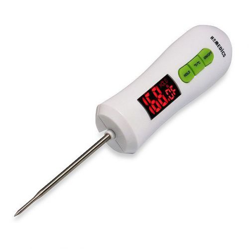 Homedics® led -40 to +450 f folding probe kitchen &amp; grill thermometer # 9867b for sale