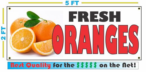 Full Color FRESH ORANGES BANNER Sign NEW Larger Size Best Quality for the $