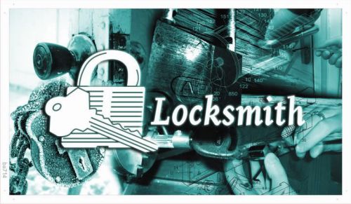 Ba714 locksmith key lock shop display banner shop sign for sale