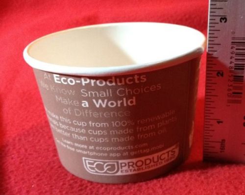 Eco-products compostable food ice cream drinking container in  8 oz - 1,000 cups for sale