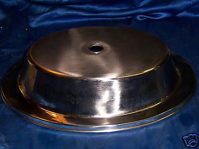 10 lot Stainless Steel Food Cover Oval 12.5 Vollrath 18/8 Japan restaurant tray