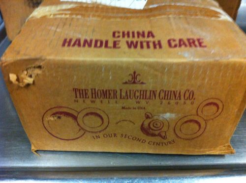 Homer Laughlin China Styleline Gold Gold 5-5/8&#034; Saucer   Model  580828  Box Lot