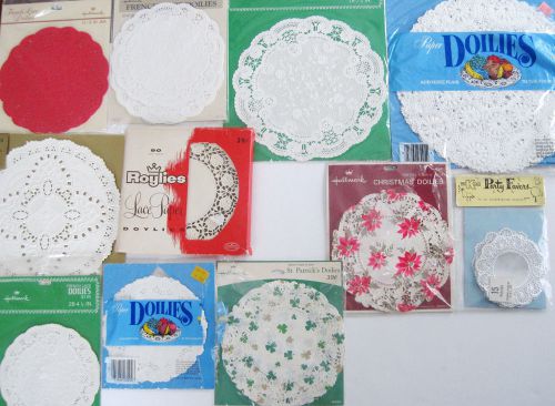 Vintage Lot of 170+ Assorted Paper Doilies