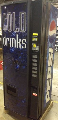 Small 28wide 32 deep bottle/can soda vending machine new sign dixie narco 276s2 for sale