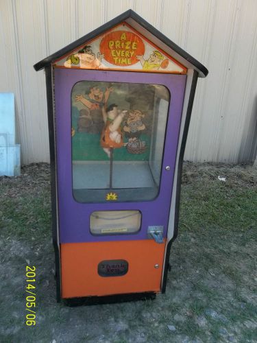 Egg Vending Machine Bulk Arcade Toy Capsule Vendor Game used Fred Flinstone