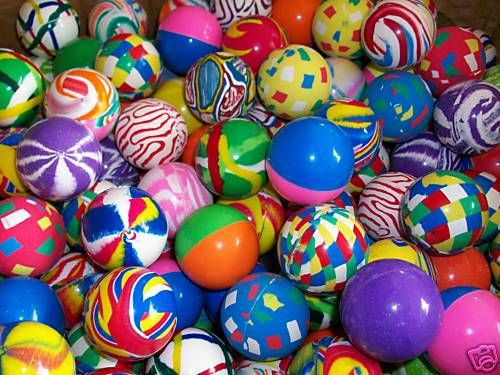 200 Giant  1.5&#034; Super Bounce Bouncy Balls Superballs Bouncing