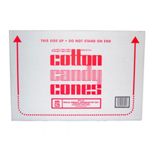 Cotton Candy Cones Plain #3021M Gold Medal 1000 pcs/cs