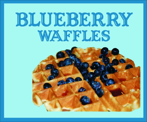 BLUEBERRY WAFFLES DECAL