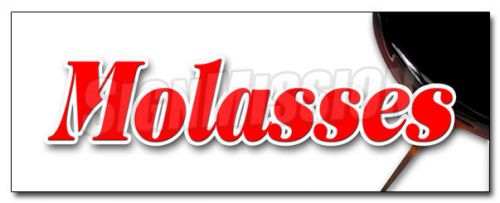12&#034; MOLASSES DECAL sticker fresh homemade sugar cane sweet blackstrap syrup