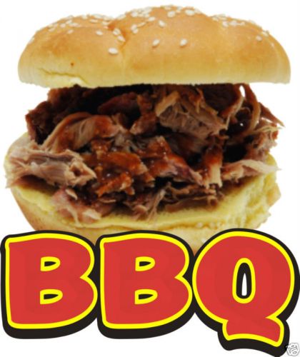 BBQ Barbeque Concession Food Decal 12&#034; Restaurant Menu