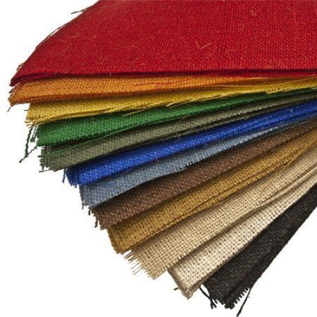 Colored Burlap Sheets (12 Pack) 12&#034; x 18&#034;