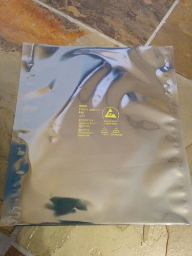8x10&#034; Static Shielding Bags- Open End, With Print (5 per set)