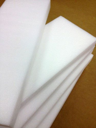 (1)  24&#034; x 24&#034; x 1&#034; Polyethylene Foam Sheet  Density 1.7 PCF New White