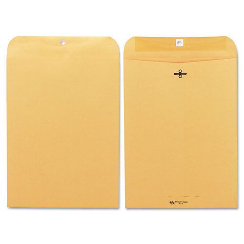 Clasp Envelope, 9 x 12, 28lb, Brown Kraft, 100/Box