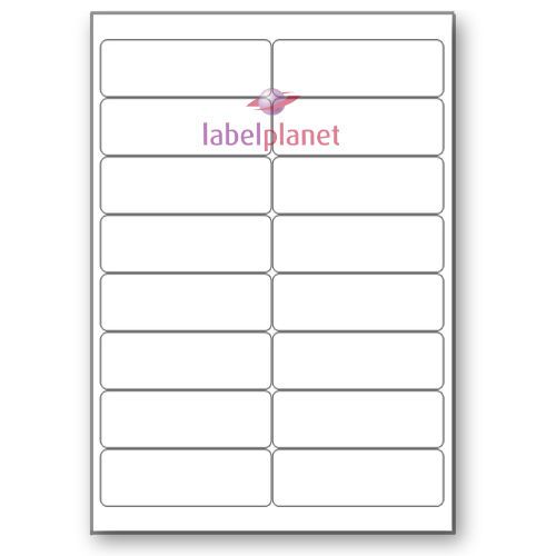 16 Per Page White Blank A4 Sticky Address Addressing Laser Labels Label Planet®