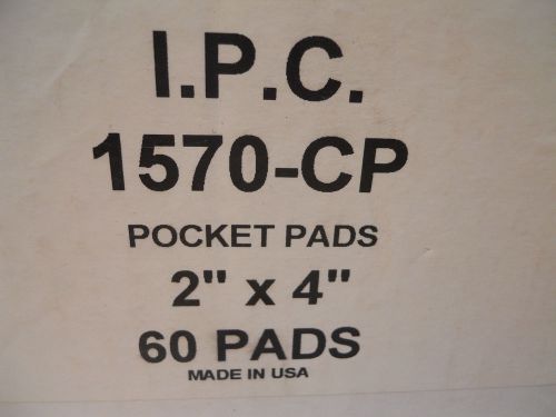 Lot of IPC 1570-CP Pocket Pads 2&#034; x 4&#034;
