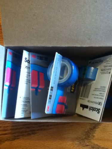 3M Scotch Expressions Tape Removable Blue 6 pack lot NEW sport craft scrapbook
