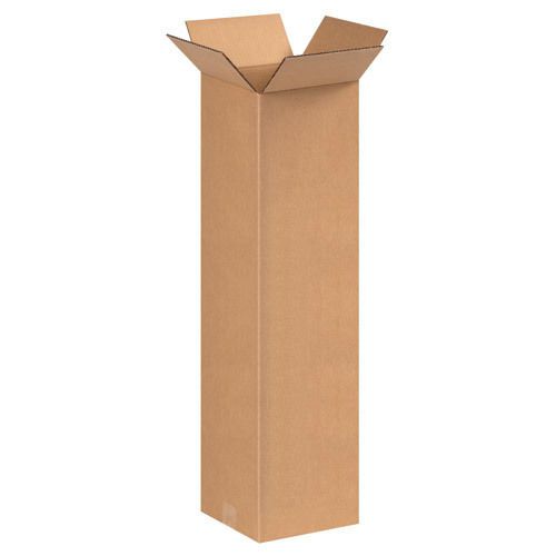 Box partners 6&#034; x 6&#034; x 60&#034; brown corrugated boxes. sold as case of 15 boxes for sale