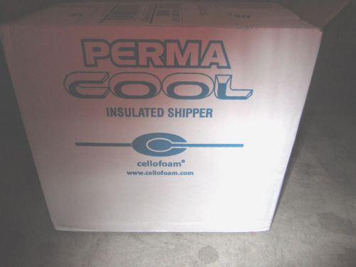 Perma Cool Styrofoam Insulated Cooler Shipping Container 9x10x11 BOX cellofoam