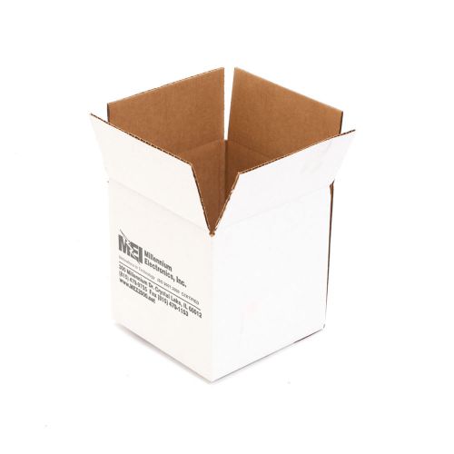 White Single Wall Boxes 6&#034; x 6&#034; x 6&#034; Bundle of 25 Pieces