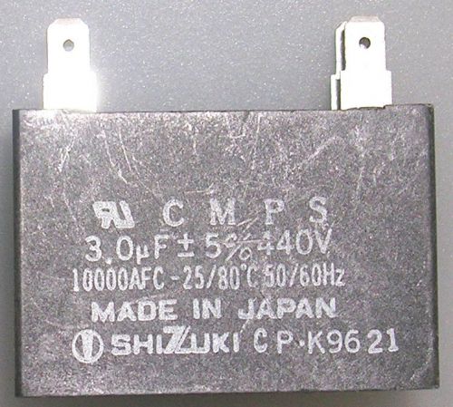 Fan Capacitor 3.0 uf  440 Volts  10000 AFC