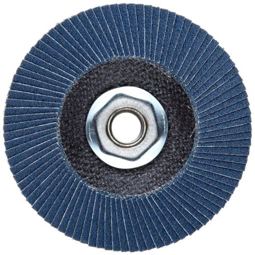 1 weiler vortec pro 7&#034; 36grit zirconium abrasive flap disc w/ arbor nut, 9 avail for sale