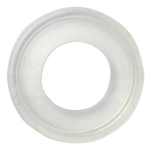 Peroxide cured silicone sanitary tri-clamp gasket, clear  - 0.5&#034; for sale