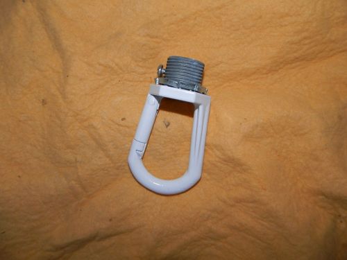 3/4 male fixture hangers white spring loaded hid