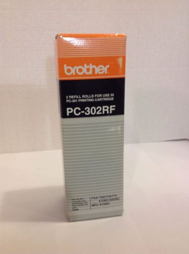 Brother PC302RF Thermal Ribbon Refill Rolls, 2/Box (BRTPC302RF)