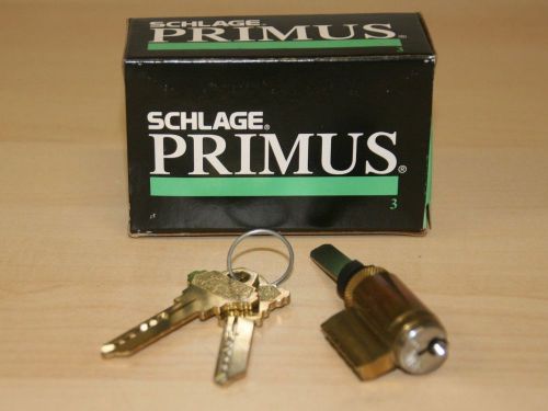 Schlage Primus 20-747 626 118 EFP bitted Large Format Removable core 2 keys.