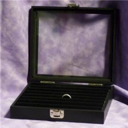 Glass top display case for jewelry ring  display for sale
