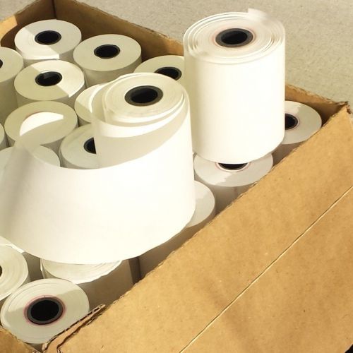 VERIFONE Vx520 (2-1/4&#034; x 50&#039;) THERMAL RECEIPT PAPER - 50 ROLLS **FREE SHIPPING**