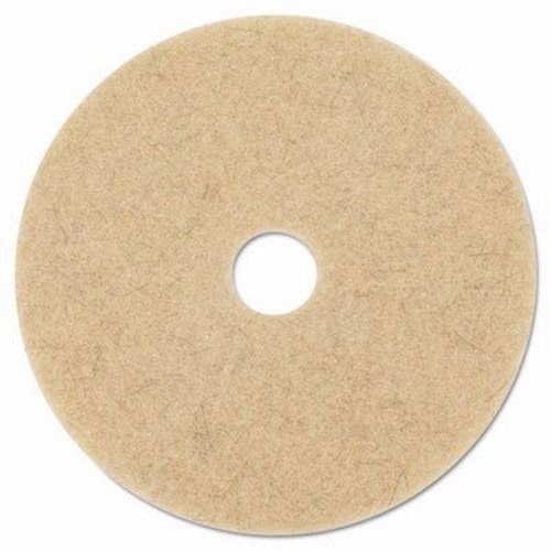 3m high-speed natural blend floor burnishing pads 3500, 27&#034;, tan (mmm20317) for sale