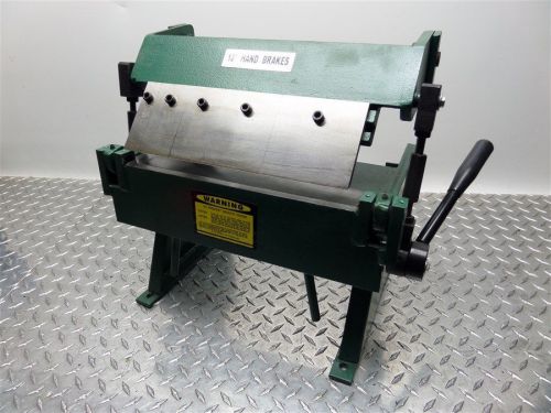 New! 12&#034; manual hand press brake 22 ga capacity bench top model for sale