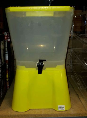 Tablecraft 3 Gallon Non-Insulated Yellow Beverage Dispenser